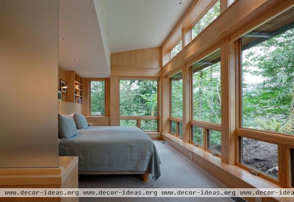 North Fork Residence - Master Bedroom - contemporary - bedroom - seattle