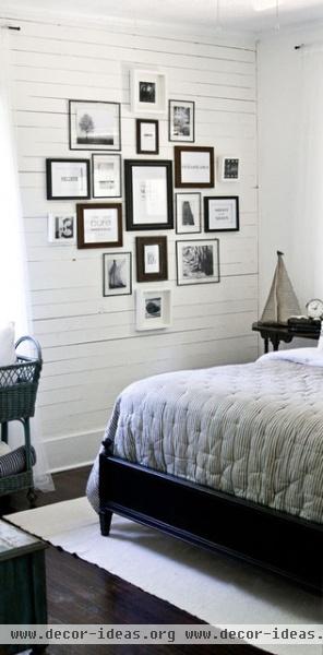 Lettered Cottage Guest room - traditional - bedroom - other metro