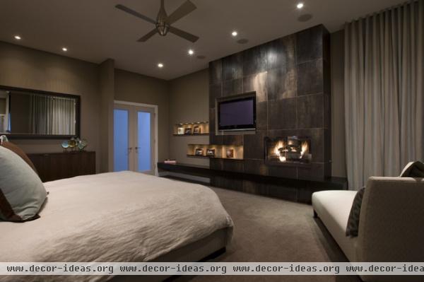 Honore-Contemporary Master Bedroom B - contemporary - bedroom - chicago