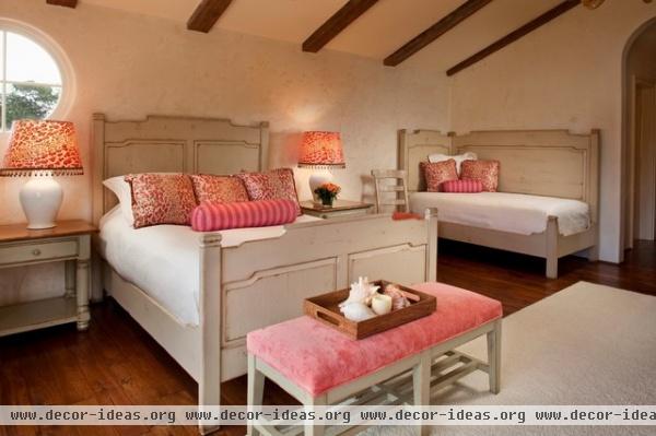 Private Residence, Pebble Beach - mediterranean - bedroom - other metro