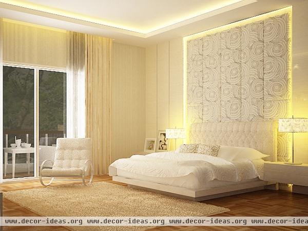 bedroom white - modern - bedroom - other metro