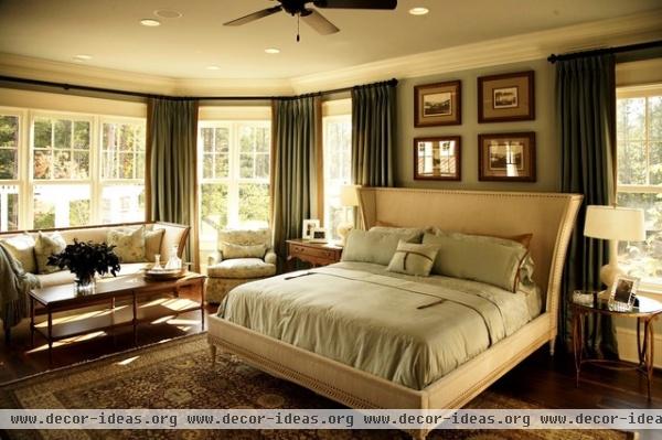 Shingle Style House - traditional - bedroom - detroit