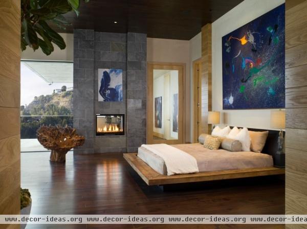 Hollywood Hills - contemporary - bedroom - los angeles