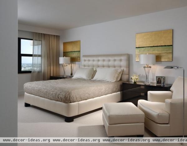 Lauderdale By the Sea Master Bedroom - contemporary - bedroom - other metro