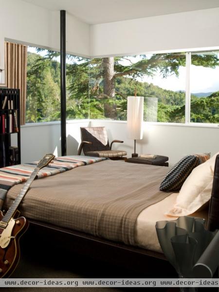 Mill Valley Golf Course Overlook - modern - bedroom - san francisco