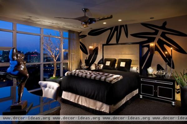 Astoria - contemporary - bedroom - orange county