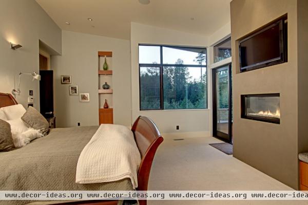 Forest House - modern - bedroom - seattle