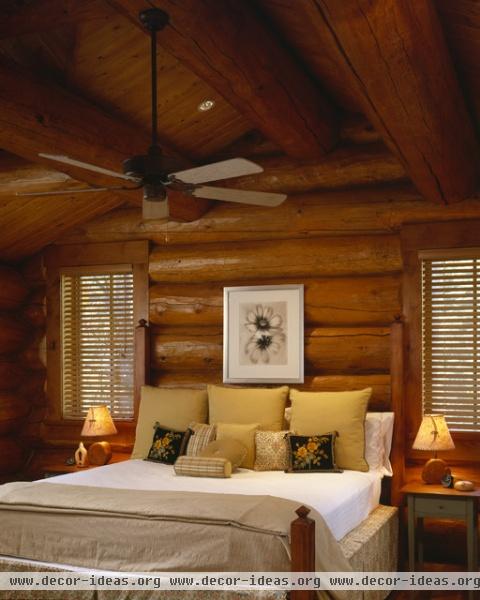 Caddis Fly Cabin Interior - traditional - bedroom - denver