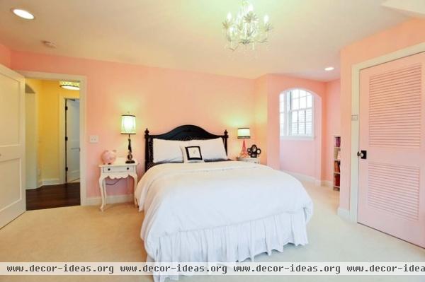 Pink Bedroom - traditional - bedroom - minneapolis