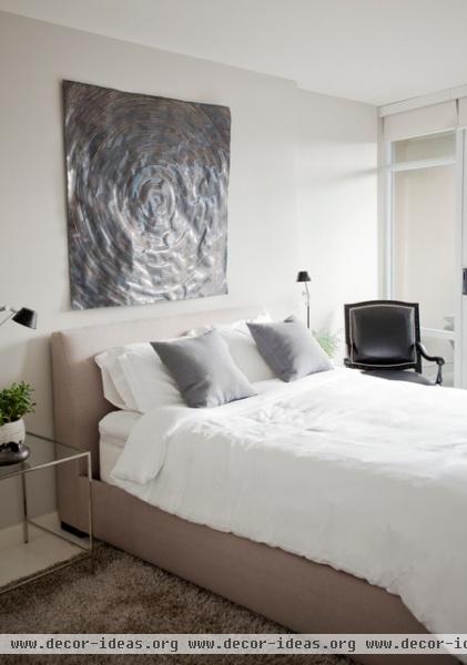 Professional Bachelor Downtown Townhouse - contemporary - bedroom - vancouver