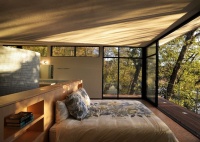 Lake House Bedroom - contemporary - bedroom - bridgeport