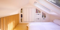 Cottage Cubed - Remodel of a 25sqm Fishermans Cottage. - modern - bedroom - dublin