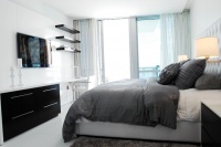 White on White - contemporary - bedroom - miami