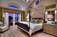 Solid French Cut White Oak - contemporary - bedroom - orange county