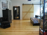 BARN DOOR BEDROOM - eclectic - bedroom - other metro