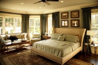 Shingle Style House - traditional - bedroom - detroit