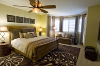 Traditional furnishings translated to a transitional look - eclectic - bedroom - phoenix