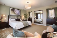 Yorba Linda Master Bedroom - asian - bedroom - orange county