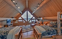 Lake Blue Ridge Custom Log Home - traditional - bedroom - atlanta