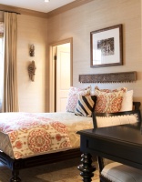 Antique wood details - traditional - bedroom - los angeles