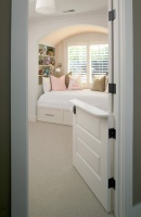 Kid's Bedroom with Built-In Bed - traditional - bedroom - grand rapids