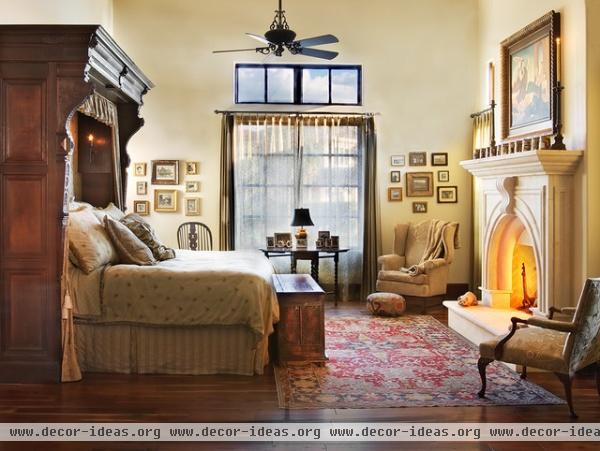 Lake Home Master Bedroom - mediterranean - bedroom - austin