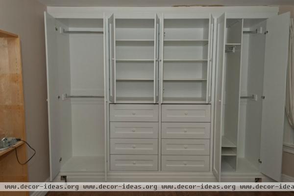 High Park two built-in closets - contemporary - bedroom - toronto