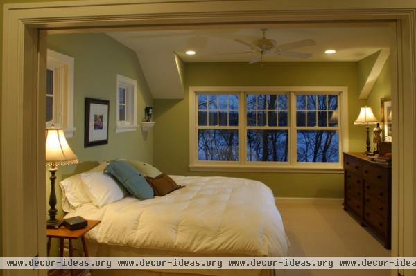 Farmhouse Cottage Master Bedroom - traditional - bedroom - minneapolis