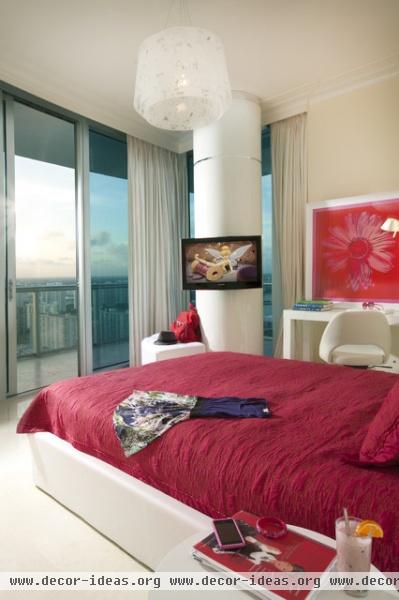 Modern Interior Design at the Jade Beach - modern - bedroom - miami