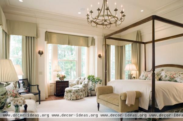 Georgia Greek Revival - traditional - bedroom -