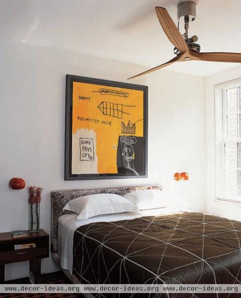 Greenwich Village Townhouse Guest Bedroom - contemporary - bedroom - new york