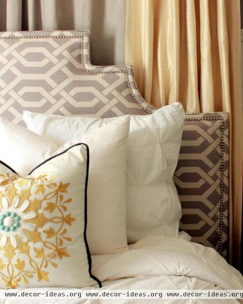 DIY Upholstered Headboard - contemporary - bedroom - atlanta