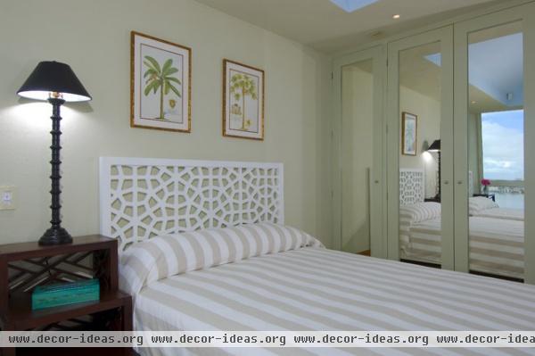 Jerry Jacobs Design: Interior Design San Francisco Bay Area - tropical - bedroom - miami