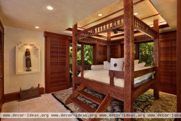 Bali House - tropical - bedroom - hawaii