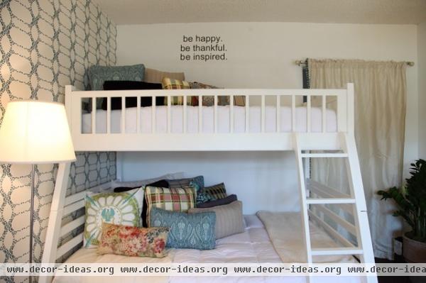 Family Shelter Adopted Room - eclectic - bedroom - los angeles