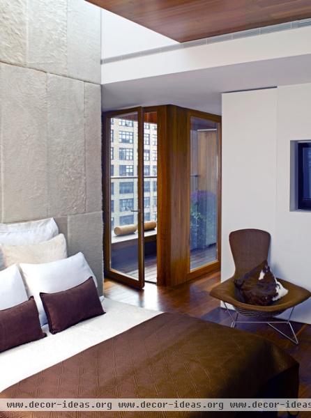 Soho Penthouse - modern - bedroom - new york