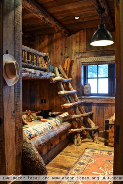 Kids Bunk Room - traditional - bedroom - denver