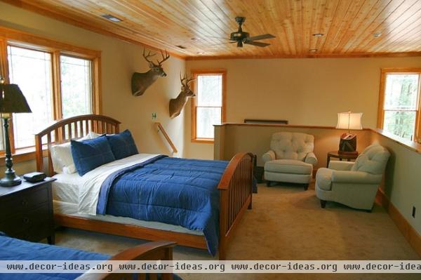 hunting cabin - eclectic - bedroom - other metro