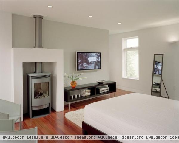 Queen Village residence master suite bedroom - modern - bedroom - philadelphia