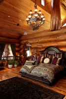 Awesome Log Cabin - traditional - bedroom - dallas