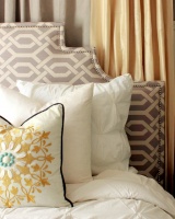 DIY Upholstered Headboard - contemporary - bedroom - atlanta