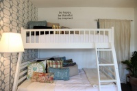 Family Shelter Adopted Room - eclectic - bedroom - los angeles