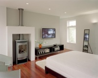 Queen Village residence master suite bedroom - modern - bedroom - philadelphia