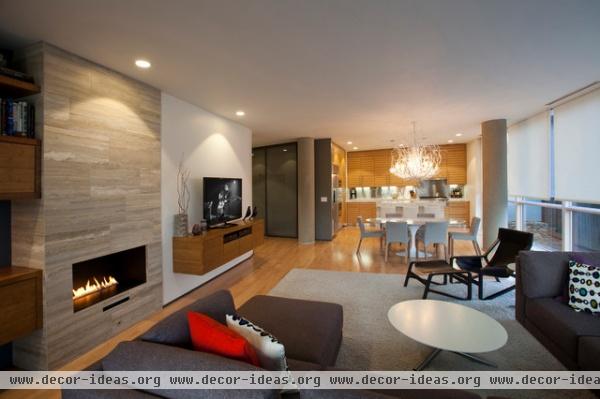 Erie Avenue Residence - modern - family room - cincinnati