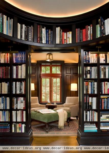 Library - traditional - family room - new york