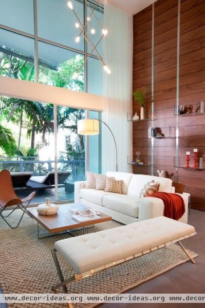 DKOR Interiors - Interior Designers Miami - Modern - South Beach Chic - modern - living room - miami