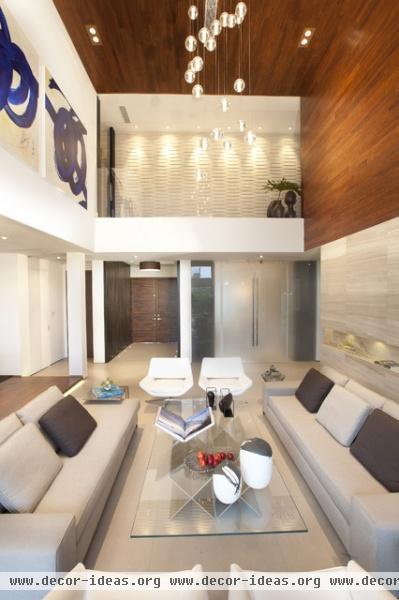 A Modern Miami Home - modern - living room - miami