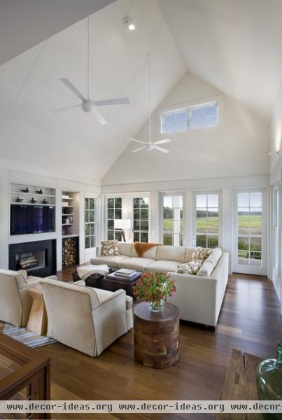 Seabrook Island Contemporary - contemporary - living room - charleston