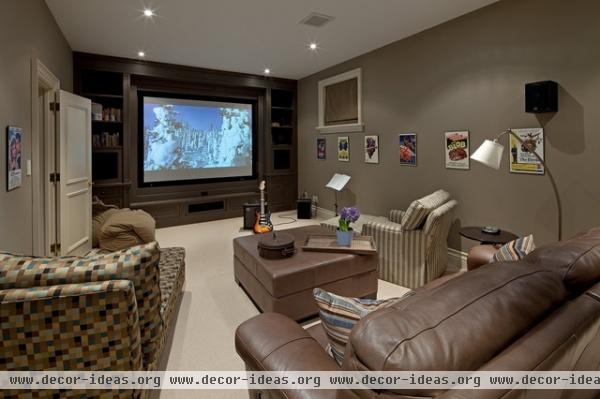 Forest Ridge - traditional - media room - toronto