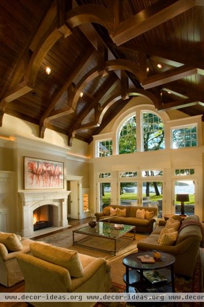 Robinson's Bay Residence - traditional - living room - minneapolis